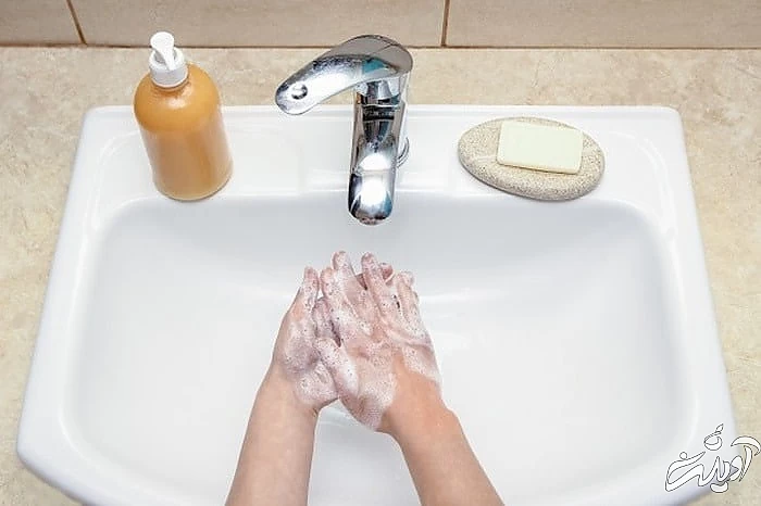 شست و شوی دست بعد ورزش شستن دست